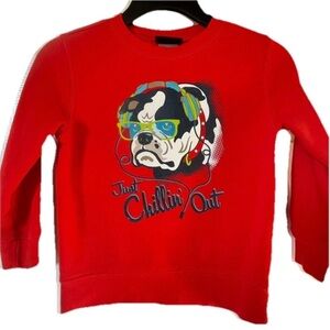 NWOT ! Joe Boxer Bulldog Just Chillin’ Out  Sweatshirt  ~ Toddler Boy's Size 3T